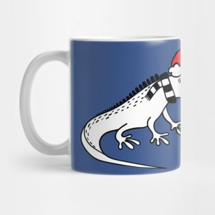 Christmas Iguana Mug